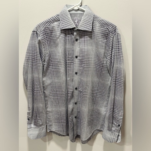 Bugatchi Men’s Long Sleeve Button Down Shirt Size Large Slim Fit - Picture 1 of 5